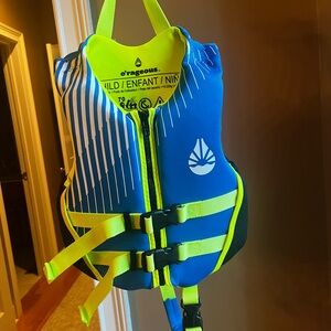 Child’s Blue and Yellow Life Vest